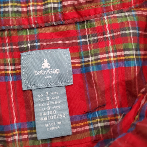 GAP shirt button down boys size 3 - Picture 5 of 5